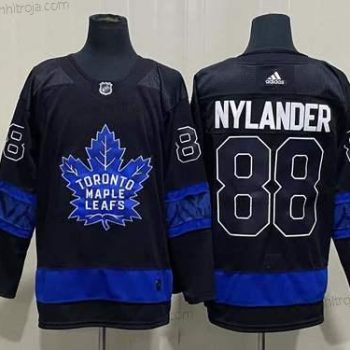 Herrar Toronto Maple Leafs #88 William Nylander Svart X Drew House Inside Out Stitched Tröjor