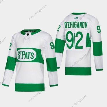 Herrar Toronto Maple Leafs #92 Igor Ozhiganov St. Pats Road Autentisk Player Vit Tröjor