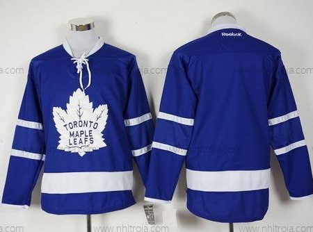 Herrar Toronto Maple Leafs Blank Royal Blå 2016-17 100th Jubileum Hockey Hemma Tröjor