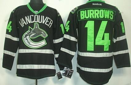 Herrar Vancouver Canucks #14 Alexandre Burrows Svart Ice Tröjor