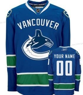 Herrar Vancouver Canucks Skräddarsydda Blå Tröjor