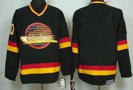 Herrar Vancouver Canucks Skräddarsydda Svart CCM Tröjor