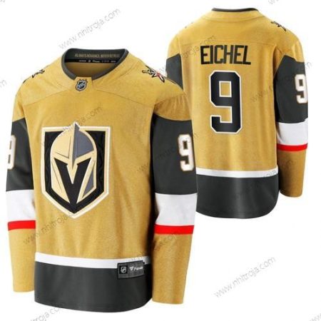 Herrar Vegas Golden Knights 9 Jack Eichel Alternativ Guld Autentisk Player NHL Tröjor