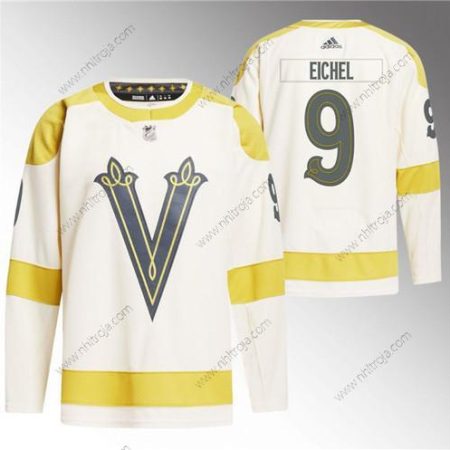 Herrar Vegas Golden Knights #9 Jack Eichel Grädde 2024 Vinter Klassisk Primegreen Stitched Tröjor