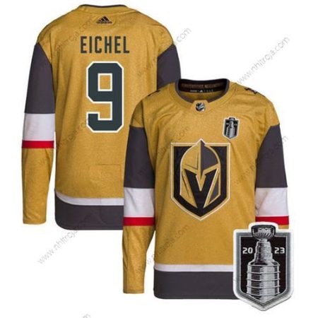 Herrar Vegas Golden Knights #9 Jack Eichel Guld 2023 Stanley Cup Final Stitched Tröjor