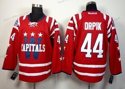 Herrar Washington Capitals #44 Brooks Orpik 2015 Vinter Klassisk Röd Tröjor