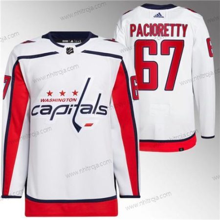 Herrar Washington Capitals #67 Max Pacioretty Vit Stitched Tröjor