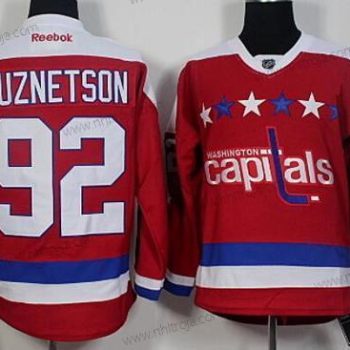 Herrar Washington Capitals #92 Evgeny Kuznetsov Röd Alternativ Reebok Premier Tröjor