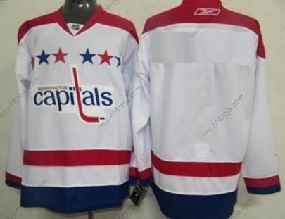 Herrar Washington Capitals Skräddarsydda 2011 Vit Vinter Klassisk Tröjor