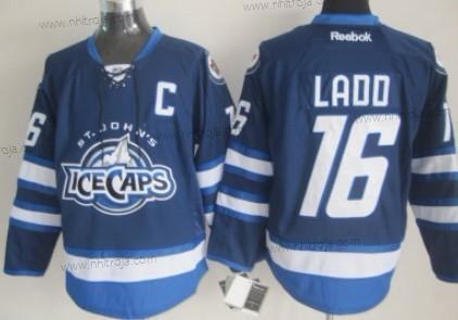 Herrar Winnipeg Jets #16 Andrew Ladd 2012 Blå Ice Caps Tröjor