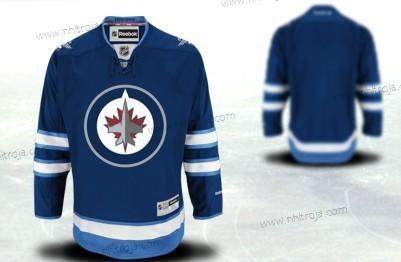 Herrar Winnipeg Jets Skräddarsydda 2012 Blå Tröjor