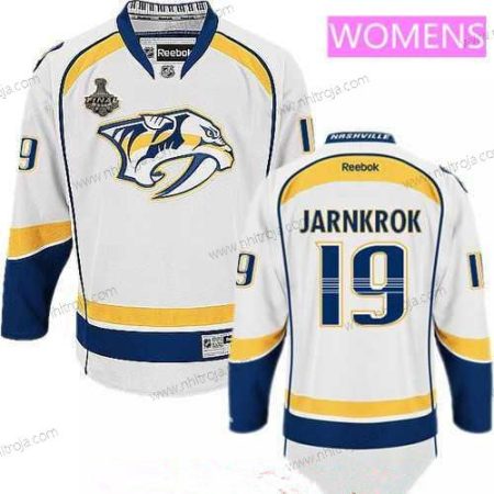 Herrar WoNashville Predators #19 Calle Jarnkrok Vit 2017 Stanley Cup Finals Patch Stitched NHL Reebok Hockey Tröjor