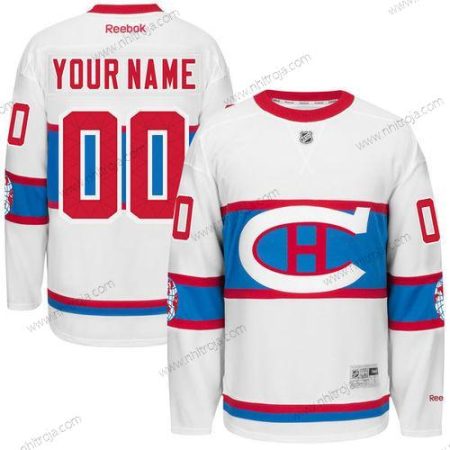 Montreal Canadiens Skräddarsydda Reebok Vit 2016 Vinter Klassisk Tröjor