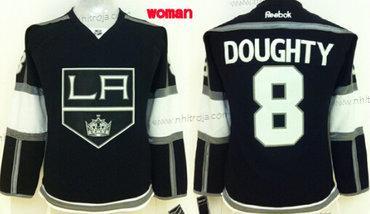 Nike Dam Los Angeles Kings #8 Drew Doughty Svart Tröjor