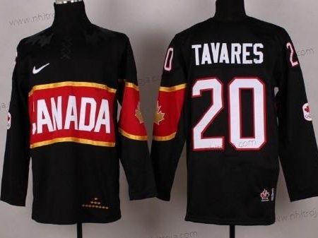 Nike Herrar 2014 Olympics Kanada #20 John Tavares Svart Tröjor