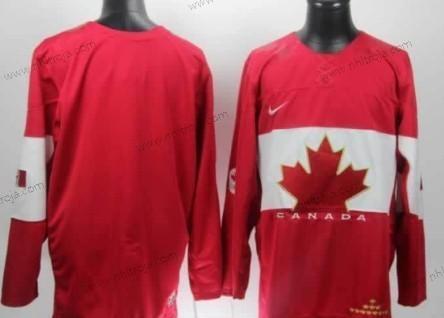 Nike Herrar 2014 Olympics Kanada Blank Röd Tröjor