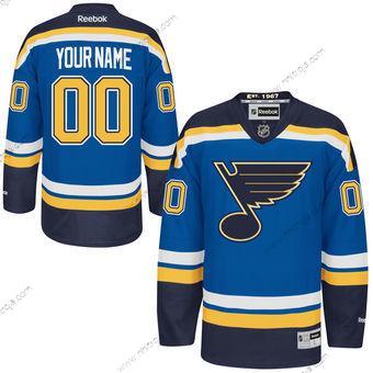 St. Louis Blues Skräddarsydda Marin Blå Premier Reebok Hemma Tröjor