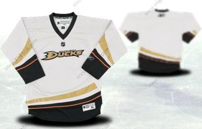 Ungdomen Anaheim Ducks Skräddarsydda Vit Tröjor