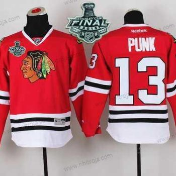 Ungdomen Chicago Blackhawks #13 Cm Punk 2015 Stanley Cup Röd Tröjor