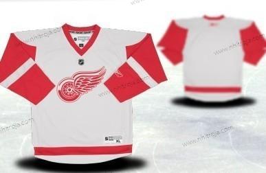 Ungdomen Detroit Red Wings Skräddarsydda Vit Tröjor