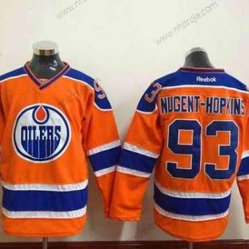 Ungdomen Edmonton Oilers #93 Ryan Nugent-Hopkins 2015 Orange Tröjor