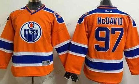 Ungdomen Edmonton Oilers #97 Connor Mcdavid 2015 Orange Tröjor