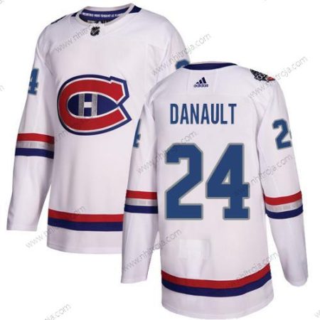 Ungdomen Montreal Canadiens #24 Phillip Danault Vit Autentisk 2017 100 Klassisk Stitched NHL Tröjor