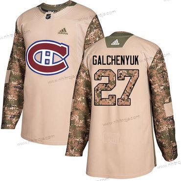 Ungdomen Montreal Canadiens #27 Alex Galchenyuk Camo Autentisk 2017 Veterans Day Stitched NHL Tröjor