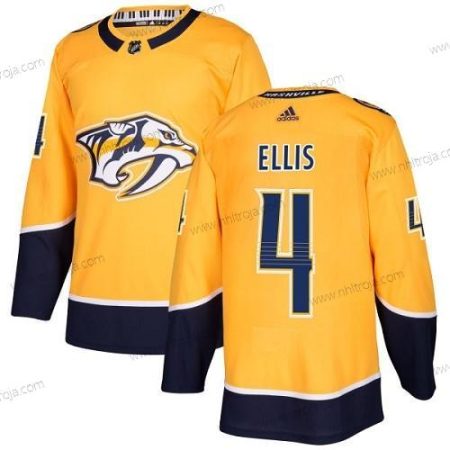 Ungdomen Nashville Predators #4 Ryan Ellis Gul Autentisk Stitched NHL Hemma Tröjor