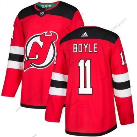 Ungdomen New Jersey Devils #11 Brian Boyle Röd Autentisk Stitched NHL Hemma Tröjor