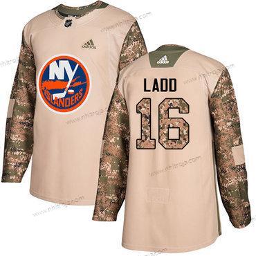 Ungdomen New York Islanders #16 Andrew Ladd Camo Autentisk 2017 Veterans Day Stitched NHL Tröjor