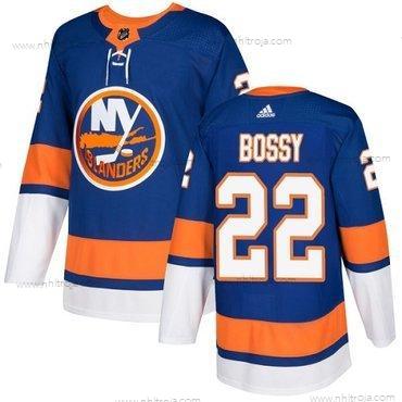 Ungdomen New York Islanders #22 Mike Bossy Royal Blå Autentisk Stitched NHL Hemma Tröjor