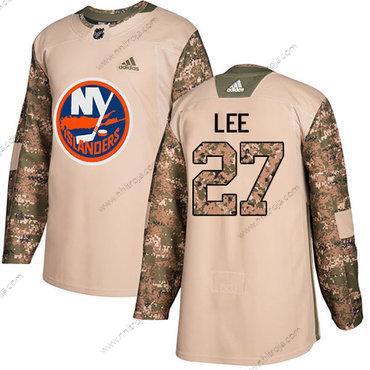 Ungdomen New York Islanders #27 Anders Lee Camo Autentisk 2017 Veterans Day Stitched NHL Tröjor