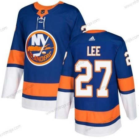 Ungdomen New York Islanders #27 Anders Lee Royal Blå Autentisk Stitched NHL Hemma Tröjor