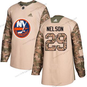 Ungdomen New York Islanders #29 Brock Nelson Camo Autentisk 2017 Veterans Day Stitched NHL Tröjor