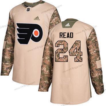 Ungdomen Philadelphia Flyers #24 Matt Read Camo Autentisk 2017 Veterans Day Stitched NHL Tröjor