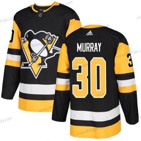 Ungdomen Pittsburgh Penguins #30 Matt Murray Svart Autentisk Stitched NHL Hemma Tröjor