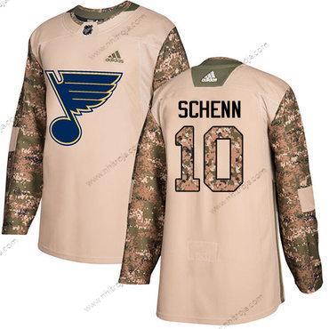 Ungdomen St. Louis Blues #10 Brayden Schenn Camo Autentisk 2017 Veterans Day Stitched NHL Tröjor