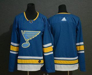 Ungdomen St. Louis Blues Blank Blå Alternativ Stitched NHL Tröjor