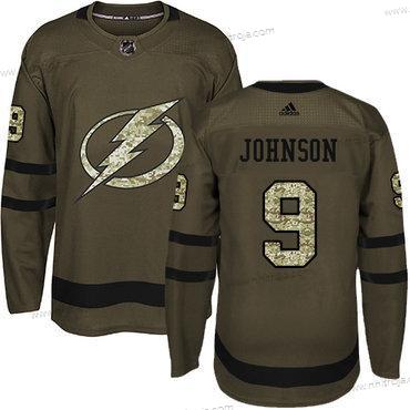 Ungdomen Tampa Bay Lightning #9 Tyler Johnson Grön Salute to Service Stitched NHL Tröjor