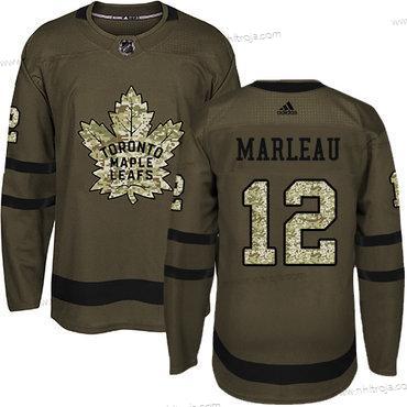 Ungdomen Toronto Maple Leafs #12 Patrick Marleau Grön Salute to Service Stitched NHL Tröjor