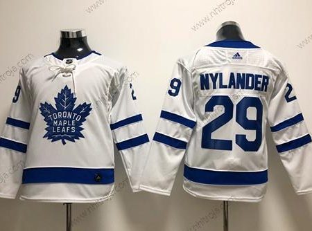 Ungdomen Toronto Maple Leafs #29 William Nylander Vit Road Autentisk Stitched NHL Tröjor