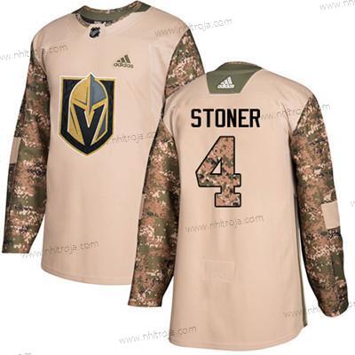 Ungdomen Vegas Golden Knights #4 Clayton Stoner Camo Autentisk 2017 Veterans Day Stitched NHL Tröjor