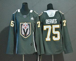 Ungdomen Vegas Golden Knights #75 Ryan Reaves Grå Dia De Los Muertos Tröjor