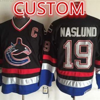 Vancouver Canucks Skräddarsydda 2003-04 Svart CCM Vintage Tröjor