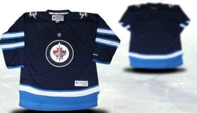 Winnipeg Jets Skräddarsydda 2012 Blå Tröjor